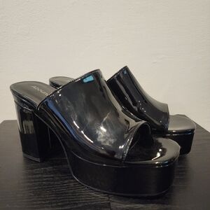 Women's Black Platform Heels